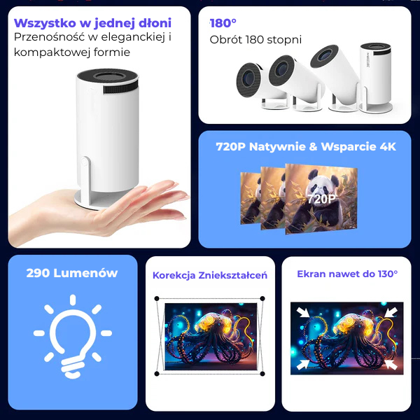 Projektor LumiBox 4K – Wspólne Chwile™